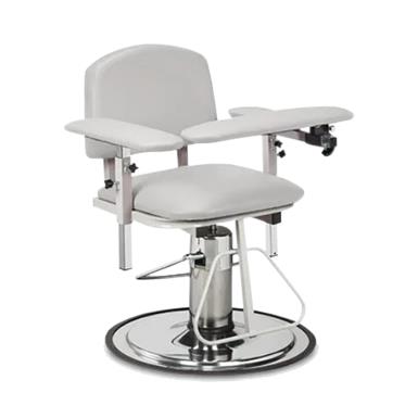 Marketlab Hydraulic Blood Draw Chair without Side Drawer, Country Mist - ML15977-CMI - 1 Each