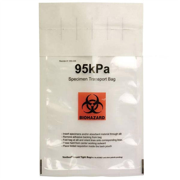 Marketlab Inc. 95kPa Bag with Biohazard Symbol - MKA16704