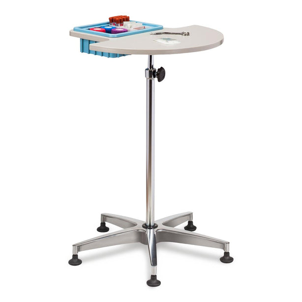Marketlab Inc. Half Round Stationary ClintonClean Phlebotomy Stand ML17085 - 1.0 Each