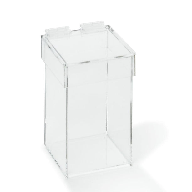 Marketlab Benchtop Waste Container, Acrylic, Size S - 17201 - 1 Each
