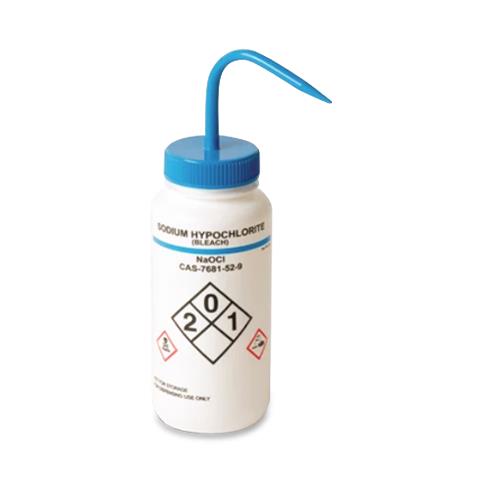 Marketlab Rtk Ghs Vented Wash Bottle, Bleach, 500 mL - 18404 - 2 Each