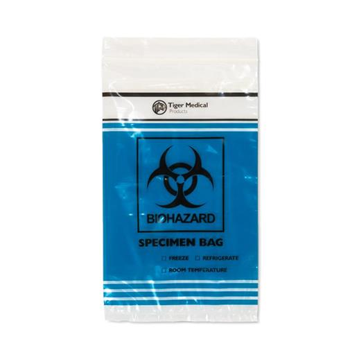 Tiger Medical Colored Specimen Bags - ML18847-BL - 1000 Each - MDL-MKA18847BL
