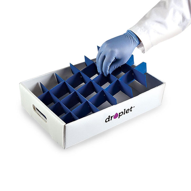MarketLab Droplet Corrugated Sample Storage Tray - 21835 - 1 Each