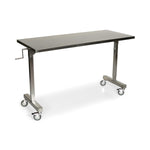 Marketlab Inc. Marketlab Height-Adjustable Stainless Steel Tables 23464 - 1.0 Each