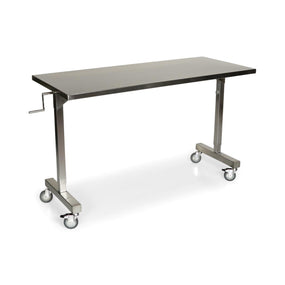 Marketlab Inc. Marketlab Height-Adjustable Stainless Steel Tables 23464 - 1.0 Each