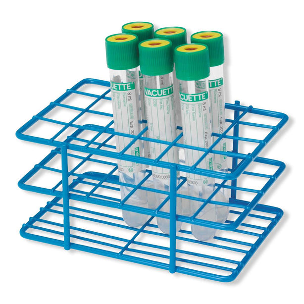 MARKETLAB INC. Epoxy-Coated Wire Tube Racks 2598-BL 1 Each - MDL-MKA2598