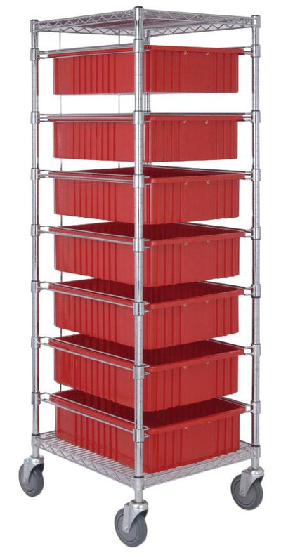 Complete Divider Box Cart - 2929-RD - 1 Each - MDL-MKA2929RD