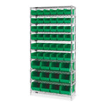 Marketlab Inc. Wire Shelving Complete Organizer Bin Bundle ML34576-GN - 1.0 Each