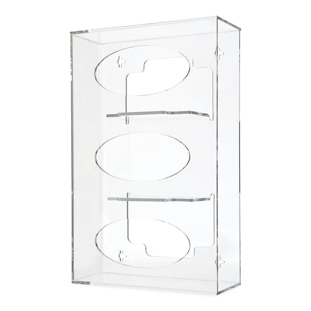 MARKETLAB INC. MarketLab Side-Loading Acrylic Glove Dispensers 3615-CL 1 Each - MDL-MKA3615CL