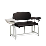Marketlab Inc. Vinyl Extra-Wide Bariatric Phlebotomy Chairs 40134-BK - 1.0 Each - MDL-MKA40134BK