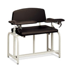 Marketlab Inc. LabX Vinyl Tall Extra-Wide Bariatric Phlebotomy Chairs 40135-BK - 1.0 Each
