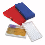 MARKETLAB INC. Slide Box with Foam Liner - 100 Slide 4099-RD 1 Each-MDL-MKA4099RD