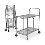Two-Shelf Wire Utility Cart - 41306 - 1 Each - MDL-MKA41306