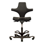 Marketlab Inc. Ergo Chair with Round Foot Ring 944500-CO-BLACK - 1.0 Each