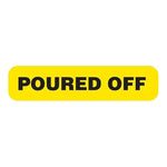 MarketLab Poured Off Urine Collection Instructions Label - 6454 - 1000 Each