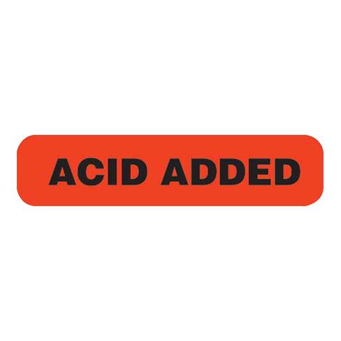 MarketLab Acid Added Urine Collection Instructions Label - 6458 - 1000 Each
