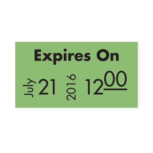 Marketlab "Expires On" Labels - 6604-16 - 8 Each - MDL-MKA660416