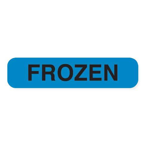 MarketLab Phlebotomy/Specimen Phlebotomy Receiving Label, Frozen, Blue - 6755 - 1000 Each
