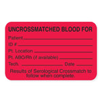Marketlab Inc. Blood Bank Labels - MKA6781