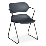Marketlab Inc. Acton Stacking Chair with Arms - MKA7555BK