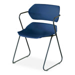 Marketlab Inc. Acton Stacking Chair with Arms - MKA7555NV