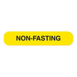 MarketLab Phlebotomy/Specimen Phlebotomy Receiving Label, Nonfasting, Yellow - 7841 - 1000 Each