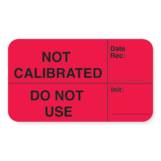 Marketlab Inc. Calibration Label - MKA9112