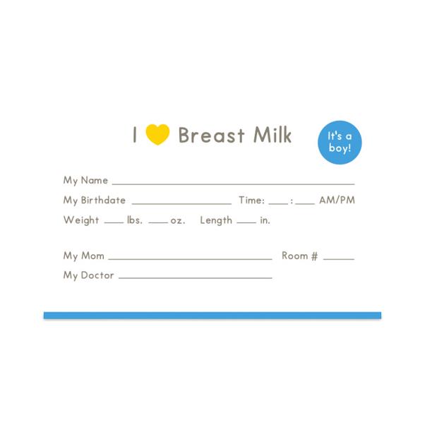 Medela I Heart Breast Milk NICU Crib Cards 1547581 - 100.0 Each