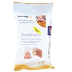 Medela Quick Clean Breast Pump and Accessory Wipes 87056 - 100.0 Each