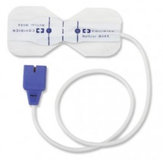Oximax Sensor, Adult / Neonatal, 3-40 kg, Medtronic SpO2 - MAXN-NS - 1 Each