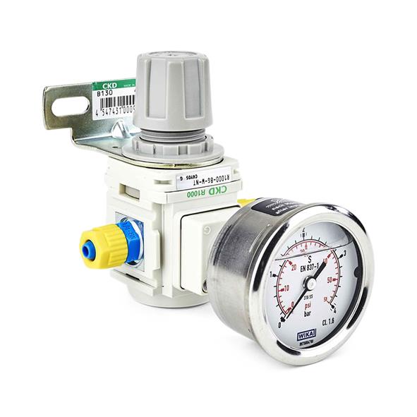 Millipore Feed Water Pressure Regulator with Gauge - ZFMQ000PR - 1 Each