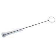 Justman White Bristle Test Tube Brush with Radial Tip, 9" Overall Length x 1/2" Diameter - 1897 - 1 Each
