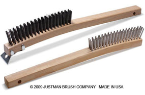 13.75in Economy Stainless Steel Curve Brush - 705295 - 1 Each - MDL-MLV705295