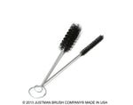 Justman 715395 Black Nylon Tube Brush, 3/4" Diameter, 6" Length - MDL-MLV715395 - 1 Each