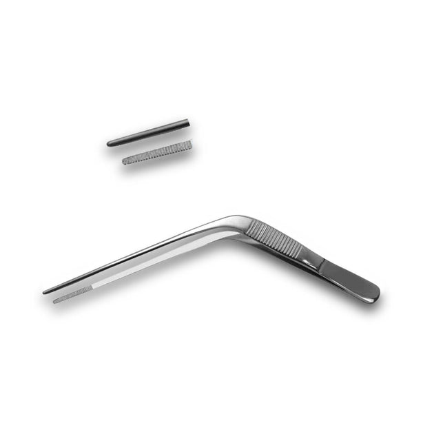 Mopec Inc Angle-Tip Serrated Forceps AB040 - 1.0 Each
