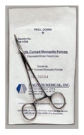 Magnum Medical Halstead Halsted Mosquito Forceps, Curved, 5" - 99-10-1730 - 50 Each