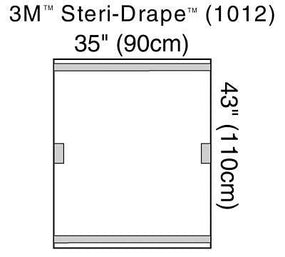 3M Steri-Drape 1012 Fluoroscope Drapes 1012 - 10.0 Each