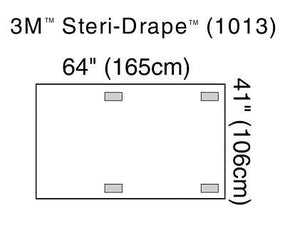 3M Steri-Drape X-Ray Image Intensifier Drapes 1013 - 10.0 Each