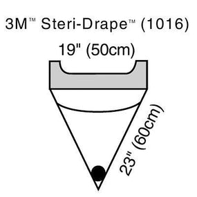 3M Steri-Drape 1016 Irrigation Pouches - MMM1016H