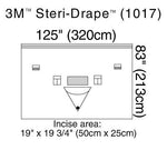 3M Steri-Drape Isolation Drapes with Incise Film 1017 - 1.0 Each
