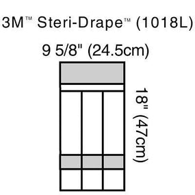 3M Steri-Drape Instrument Pouches 1018L - 10.0 Each