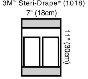 3M Steri-Drape Instrument Pouches 1018 - 10.0 Each