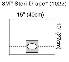 3M Steri-Drape Refractive Drapes 1022 80 Each