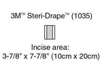 3M Steri-Drape Incise and Ophthalmology Drapes 1035 - 40.0 Each