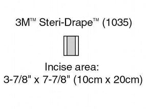 3M Steri-Drape Incise and Ophthalmology Drapes 1035 - 40.0 Each