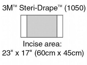 3M Steri-Drape Incise Drape 1050 - 1.0 Each