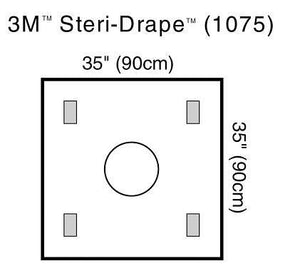 3M Wound Steri Drapes 1075 40 Each