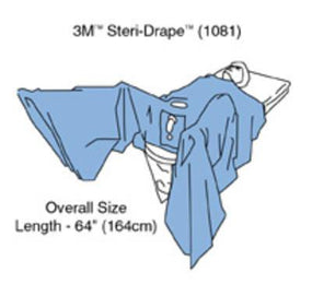 3M Steri-Drape 1071 Urological Drapes 1081 - 28.0 Each