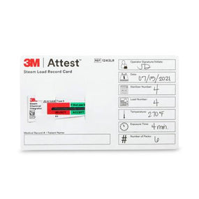 3M 3M Attest Steam Chemical Integrators 1243LR 100 Each