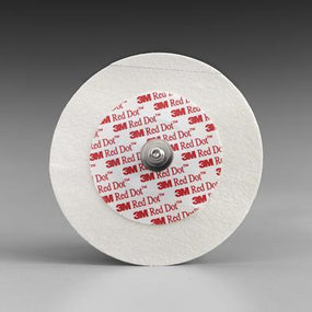 3M Red Dot Monitoring Electrodes with Micropore Tape 2249-50 1000 Each